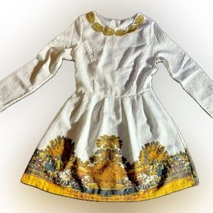 Vintage Tailored Dress in Boho style